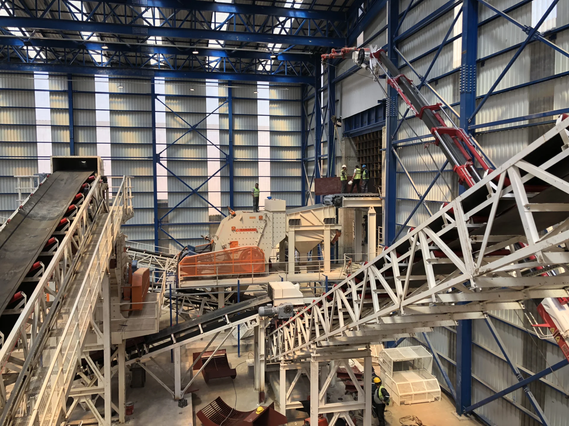 1000 Ton / Saat Sabit Kırma Ve Eleme Tesisi